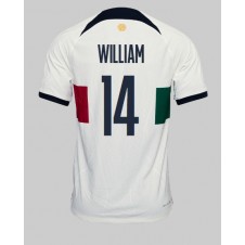 Portugal William Carvalho #14 Bortatröja VM 2022 Korta ärmar